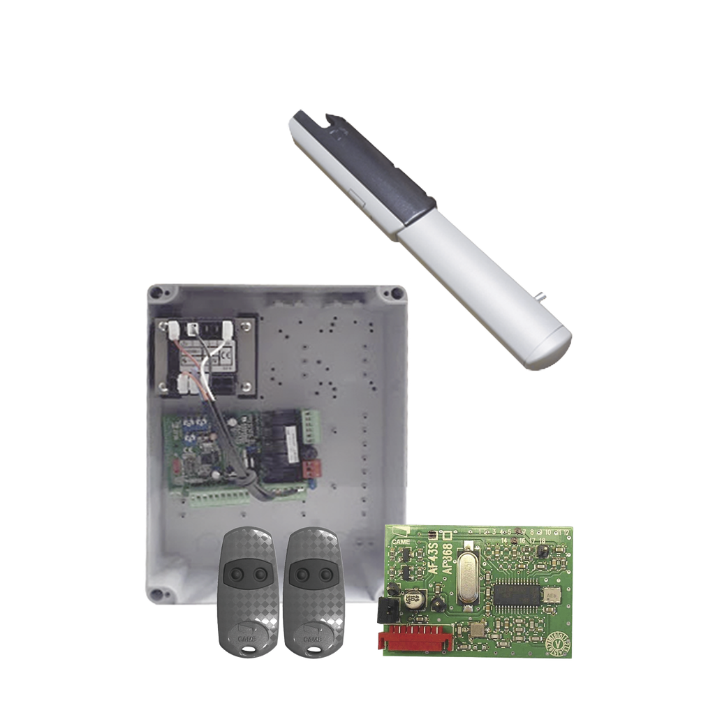 [KIT-ATI-3010] Kit de Operadores para Automatizar Portones Vehiculares Abatibles de 2 hojas / 3 m / 400 kg / Uso residencial
