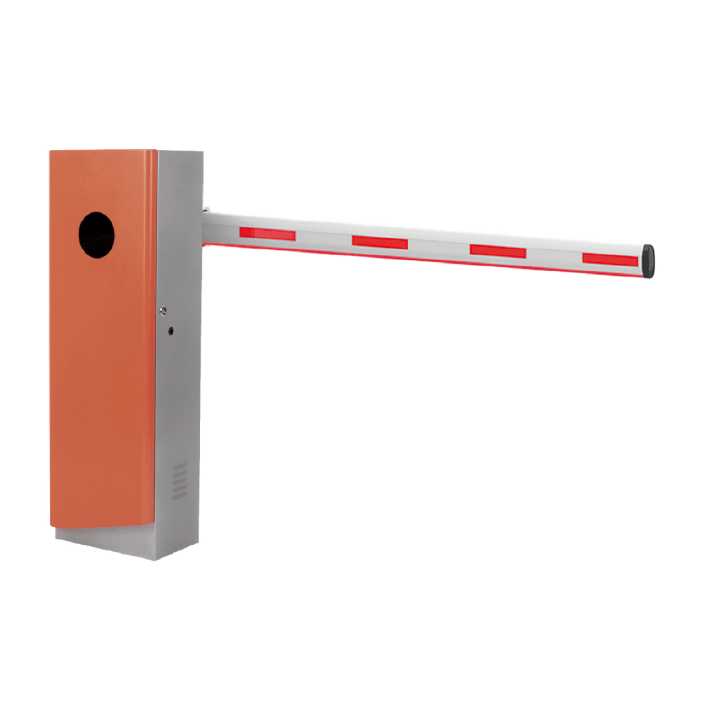 [KT-XBBL-6ML] Kit de Barrera Vehicular Brushless Con Gabinete Semaforizado y Brazo Iluminado de 5 Metros / Tiempo de Apertura Configurable de 3 a 6 Segundos / Sentido de Barrera Ajustable en Sitio