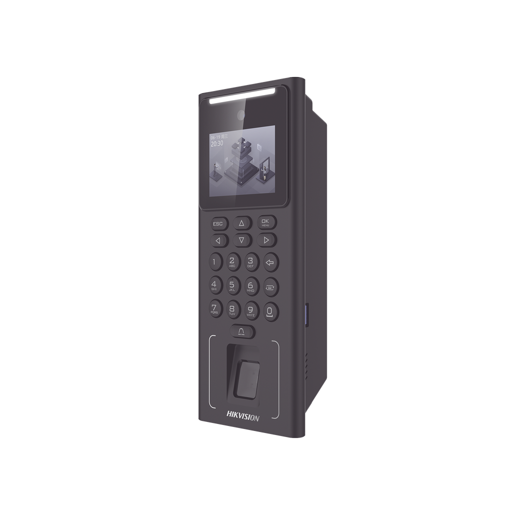 Terminal Facial Min Moe WIFI con Batería de Respaldo / Administrable por Smartphone o Nube /  Acceso y Asistencia /500 Rostros y Lector de Tarjetas MIFARE / 3,000 Huellas / 3,000 Tarjetas