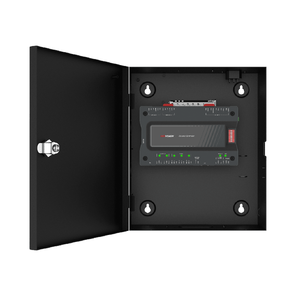 [DS-K2220X] Controlador MAESTRO Cloud para Elevadores Administrable en la Nube con HikConnect Teams / Incluye Gabinete y Fuente / Control de Accesopara los pisos de los Elevadores por Huella o Tarjeta