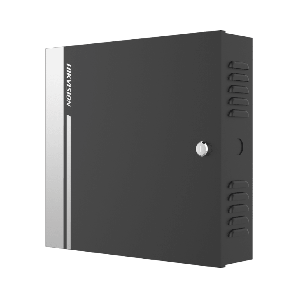 Controlador de Acceso para 1 Puerta y 2 Lectores Wiegand o RS485 / Incluye Gabinete y Fuente de Alimentación 12Vcc/8A / Soporta Batería de Respaldo /  Wiegand y RS-485 / 10,000 Tarjetas