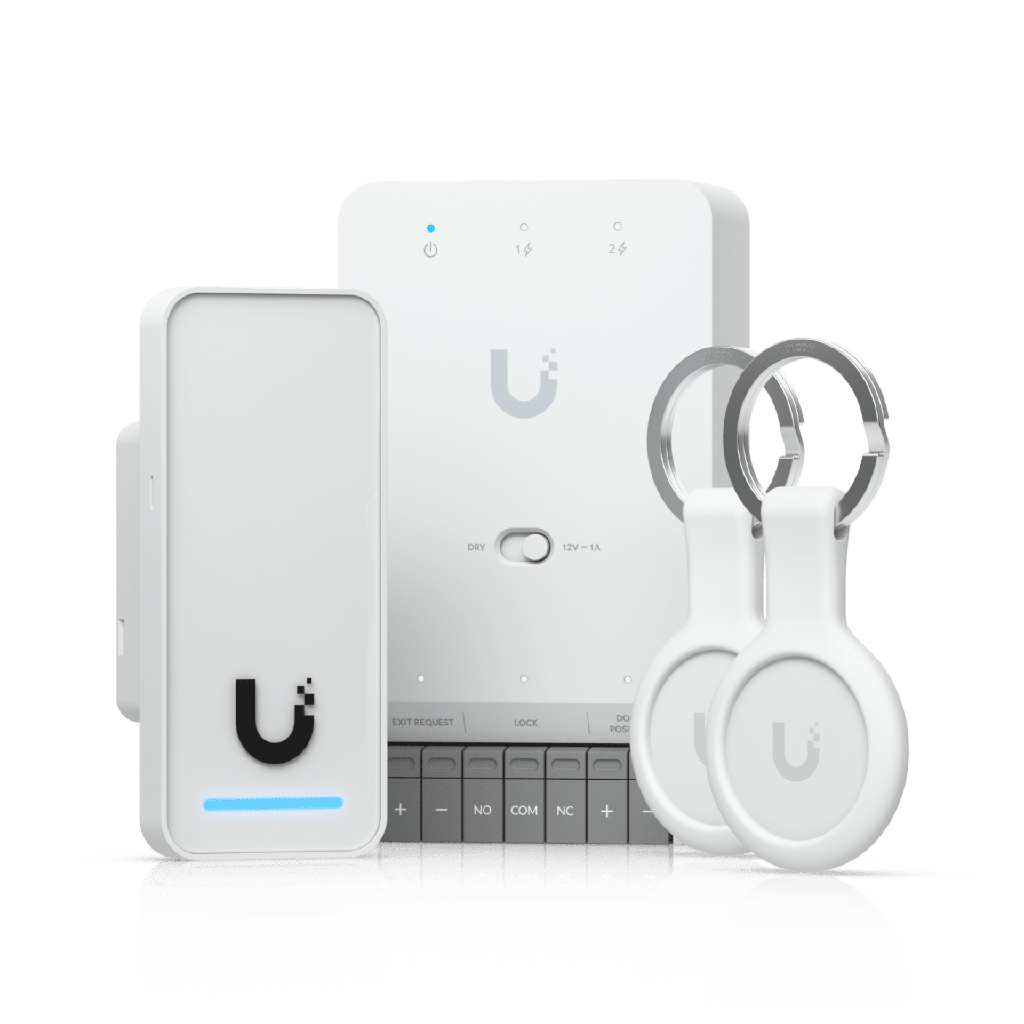[UA-G3-SK] Kit de Inicio UniFi Access G3 / Gestión de Accesos para Puertas / Lectores y Teclados NFC / PoE++ / Certificaciones CE, FCC, IC, UL