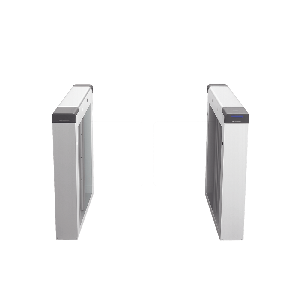 Torniquete Swing para EXTERIOR / Compatible con Reconocimiento Facial / Carril de 90 cms / Acero Inoxidable SUS304 / Motor Brushless / Capacidad 20-60 Personas por Minuto / 3,000,000 MCBF