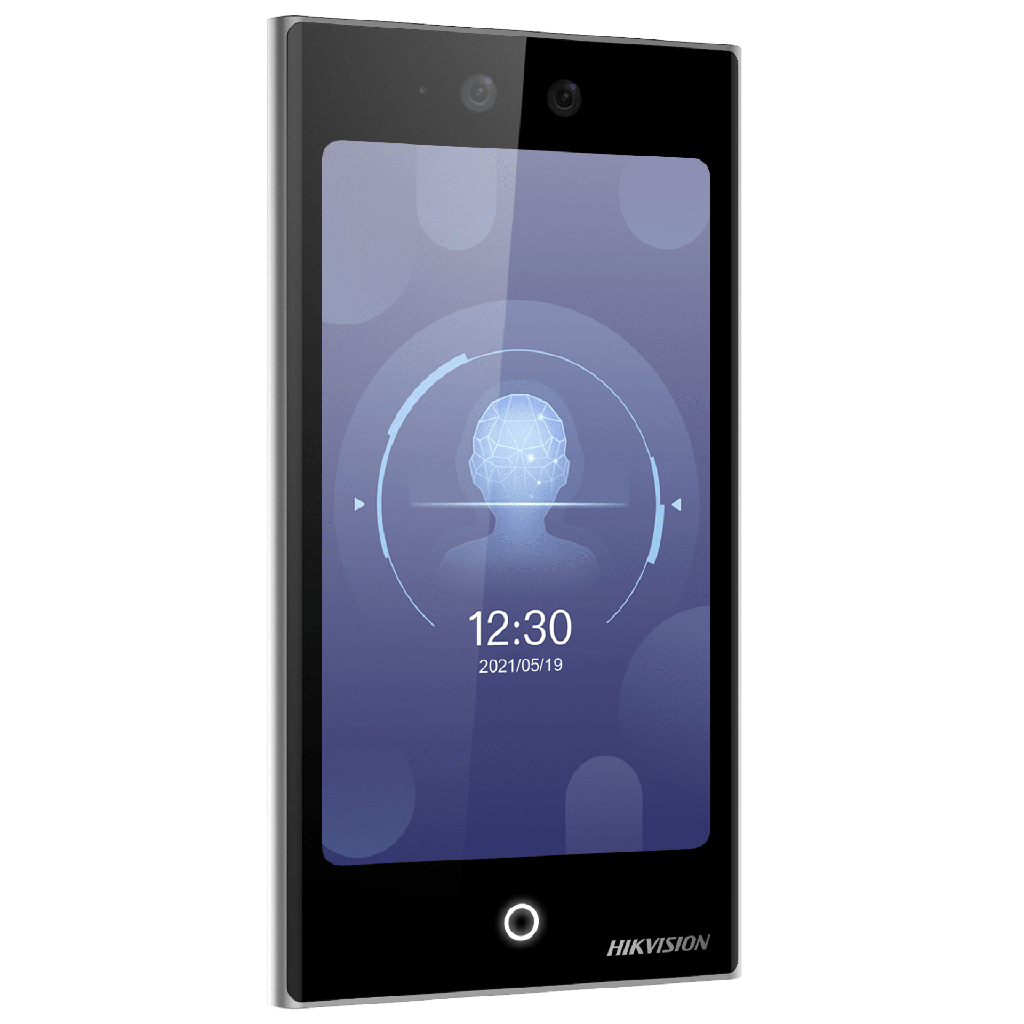 Terminal Facial WiFi PoE / IP68 /IK07 con pantalla de 7 / 10,000 Rostros y 50,000 Tarjetas / 10,000 Huellas (Módulo Opcional) / ISAPI / ISUP 5.0 / Codigos QR y Bluethooth / Intercom SIP Estandar / HIK-IA