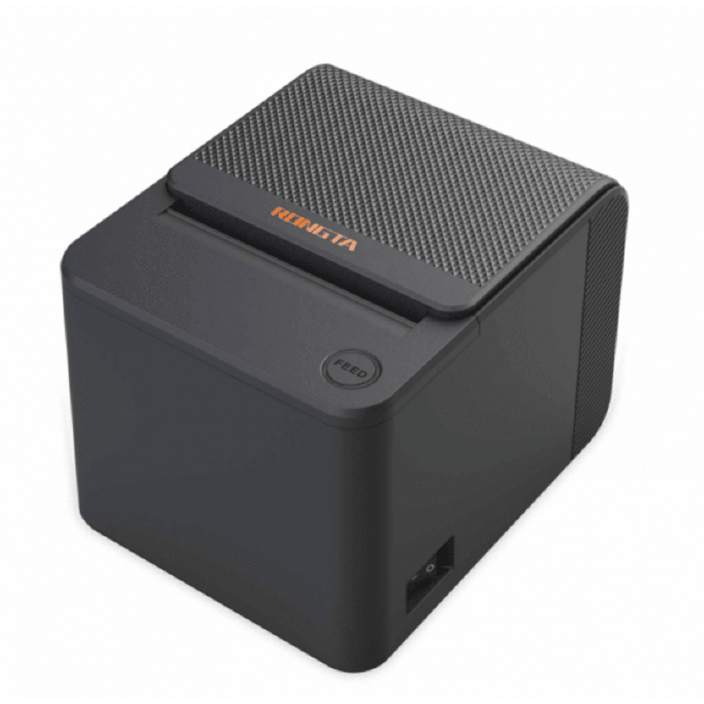 [RP336] Impresora Térmica de Recibos 80mm RONGTA / Resolución 203 dpi / Velocidad 200 mm/s / Ancho de Impresión 72 mm / Interfaces USB-Red-Bluetooth-WiFi / Compatibilidad ESC/POS / Caja de Efectivo 24V / Certificaciones CCC-CE-FCC