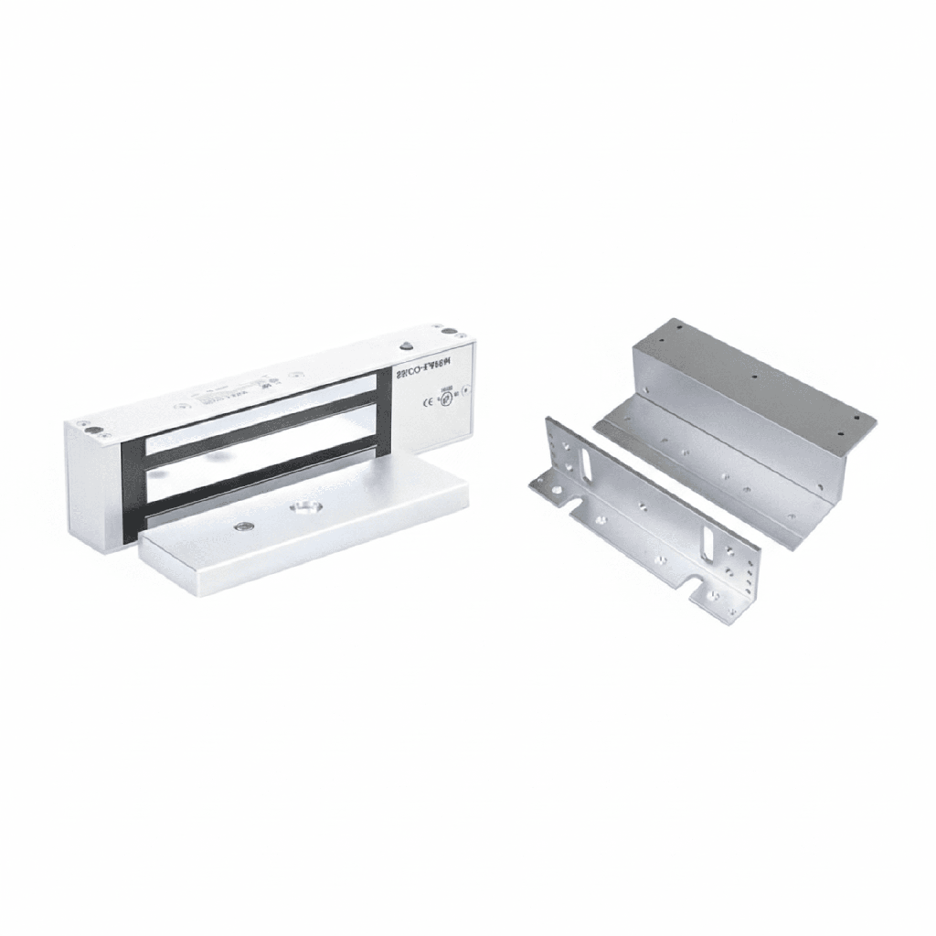 Kit Para Control de AccesoIncluye Chapa Magnética de 1200 Lbs / Montaje En Z y L /  Uso Interior / Certificación UL