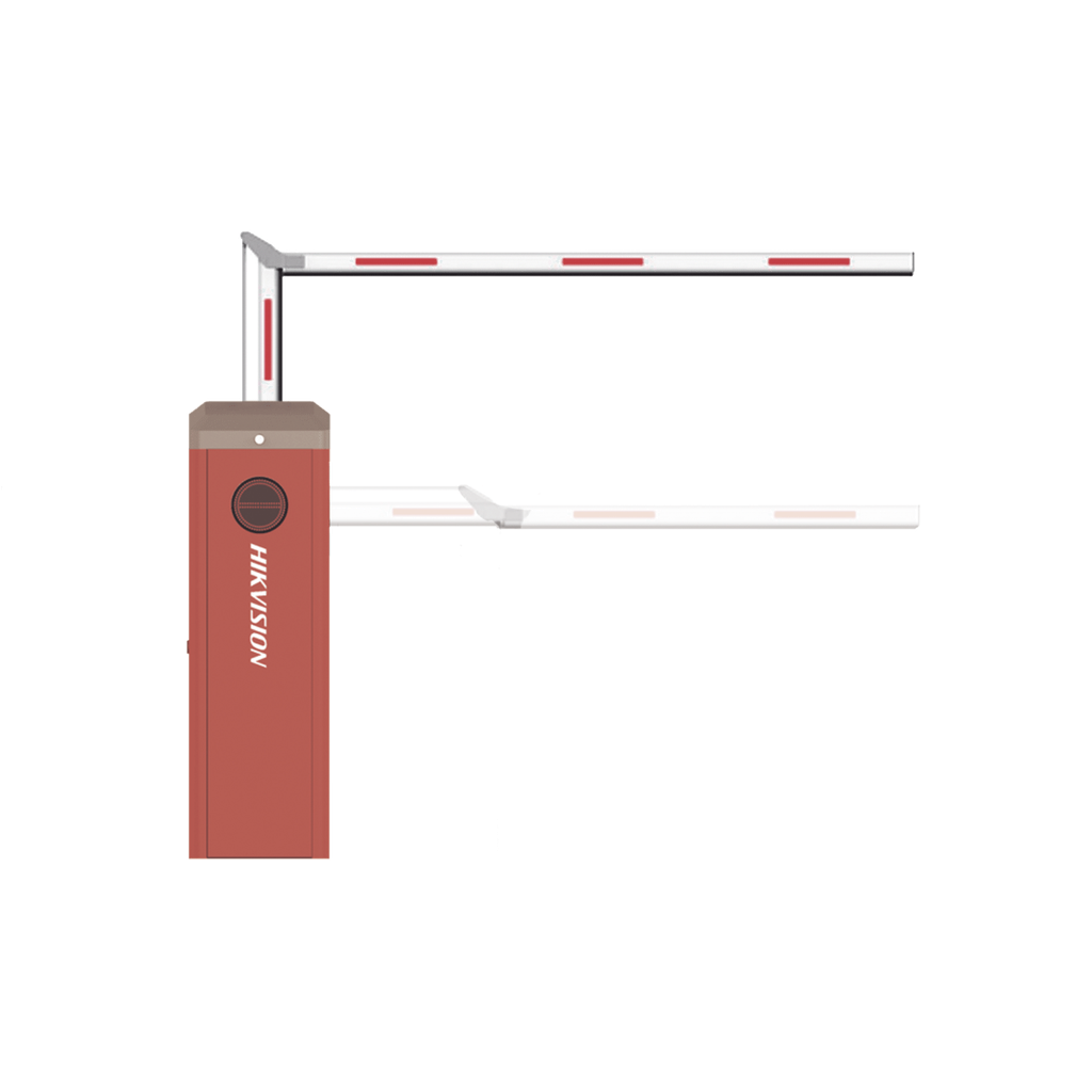 Barrera USO INTENSIVO con Brazo Articulado de 4 mts / Motor Brushless el más Alto Desempeño / MCBF 5,000,000 / Pintura AV AntiEstática y Calibre Grueso en Gabinete