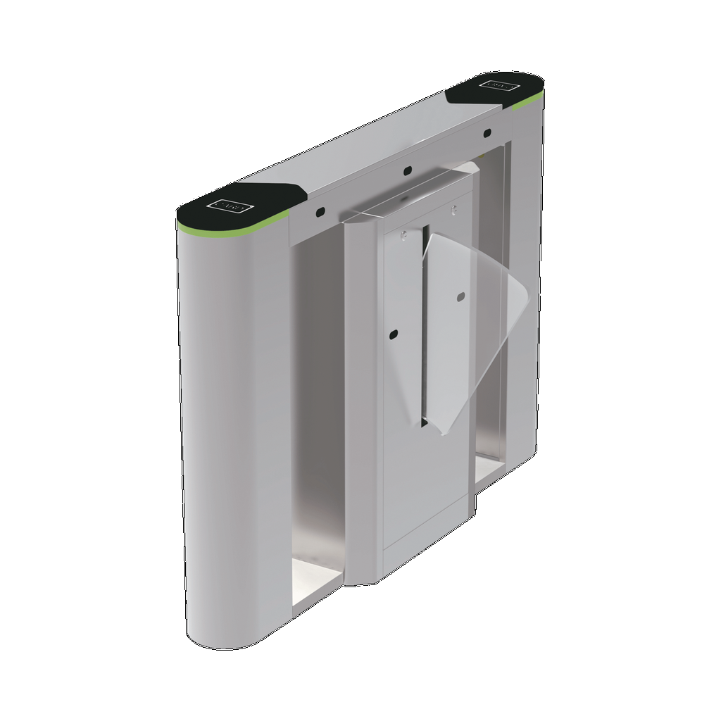 [FBL6200] Unidad central para puerta de cortesía tipo FLAP bidireccional / 30 personas por minuto / Acabado de Lujo / Apertura en 1 segundo / Acero inoxidable / Indicadores LED / Alarma por acceso denegado