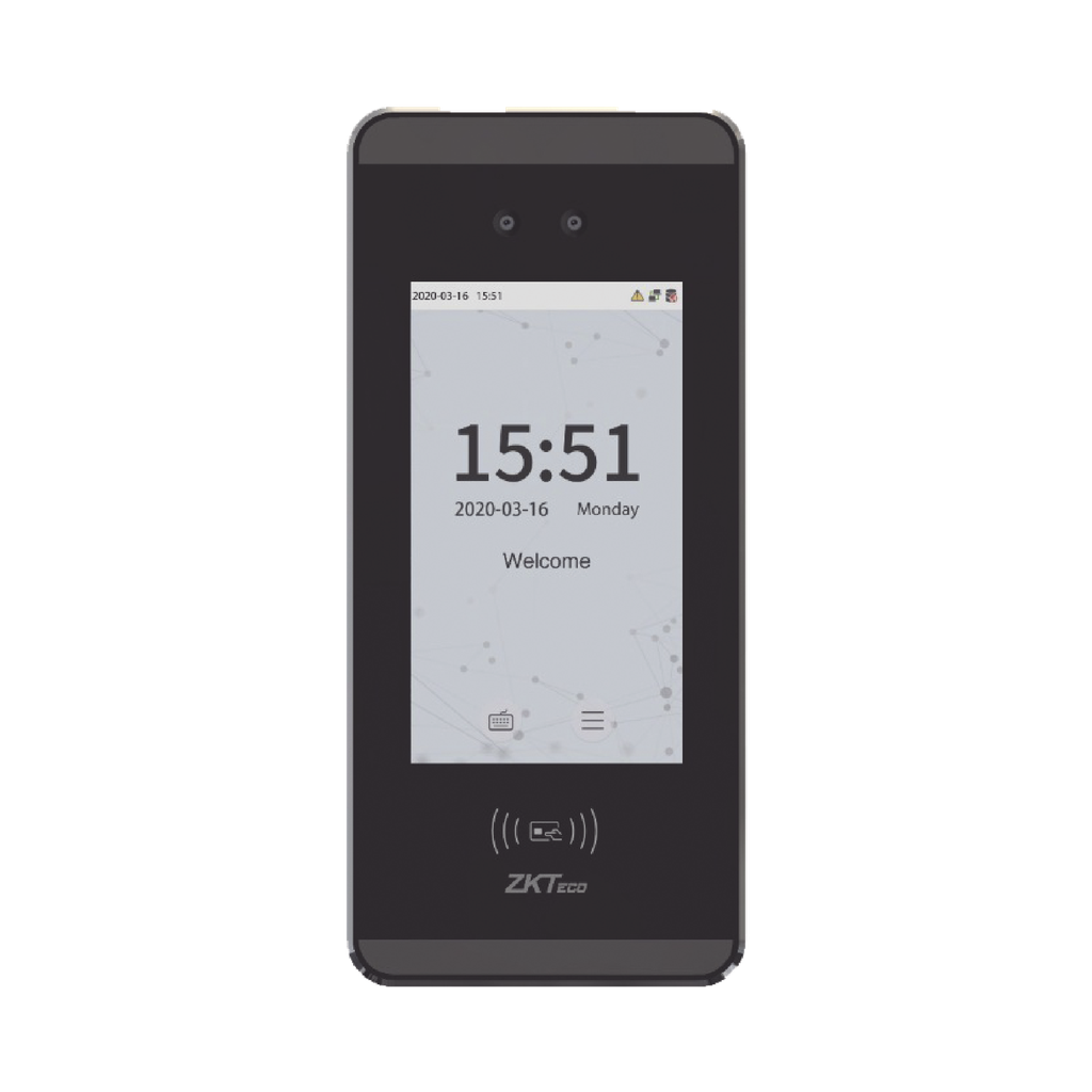 Terminal de reconocimiento Facial para 3,000 usuarios / Lector de tarjetas EM / Compatible con ZKBioCVAccess y ZKBioCVsecurity