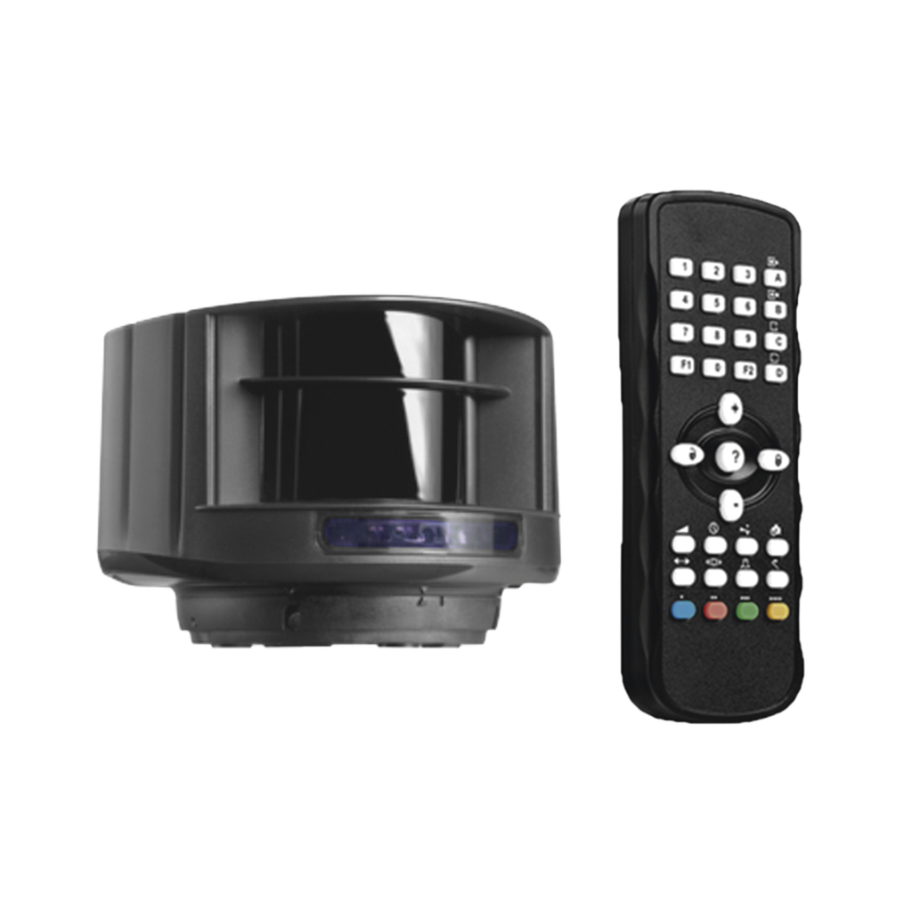 Kit de Sensor láser y control remoto / Evite el uso de lazos magnéticos / Protege carriles de hasta 9.6 m de ancho y 9.6 metros de profundidad