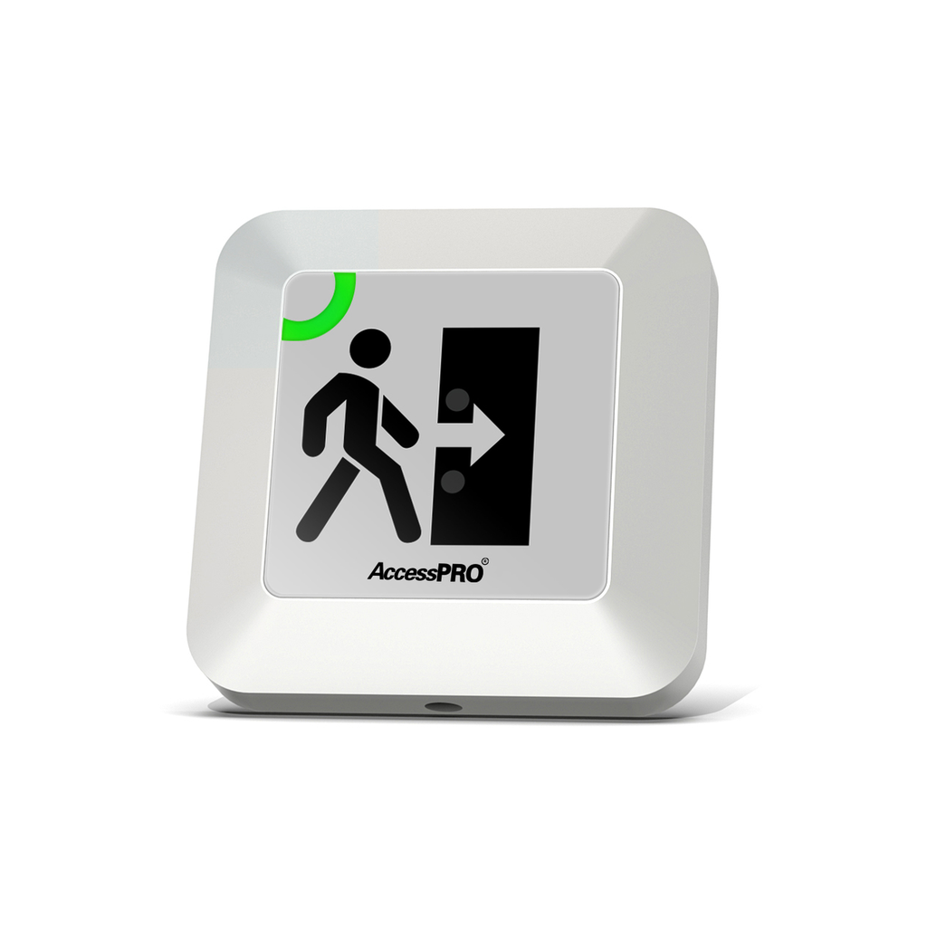 [ACCESSK4DTR] Botón de Salida sin Contacto Compatible con Control Remoto / Temporizado / Distancia Ajustable  / Diseño Moderno