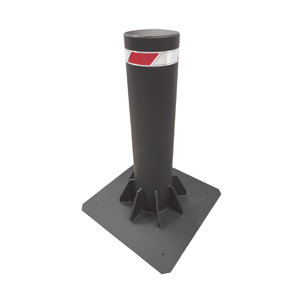 Bolardo Fijo de Alta Seguridad de 220 mm de Diámetro / Fabricado en Acero al Carbón