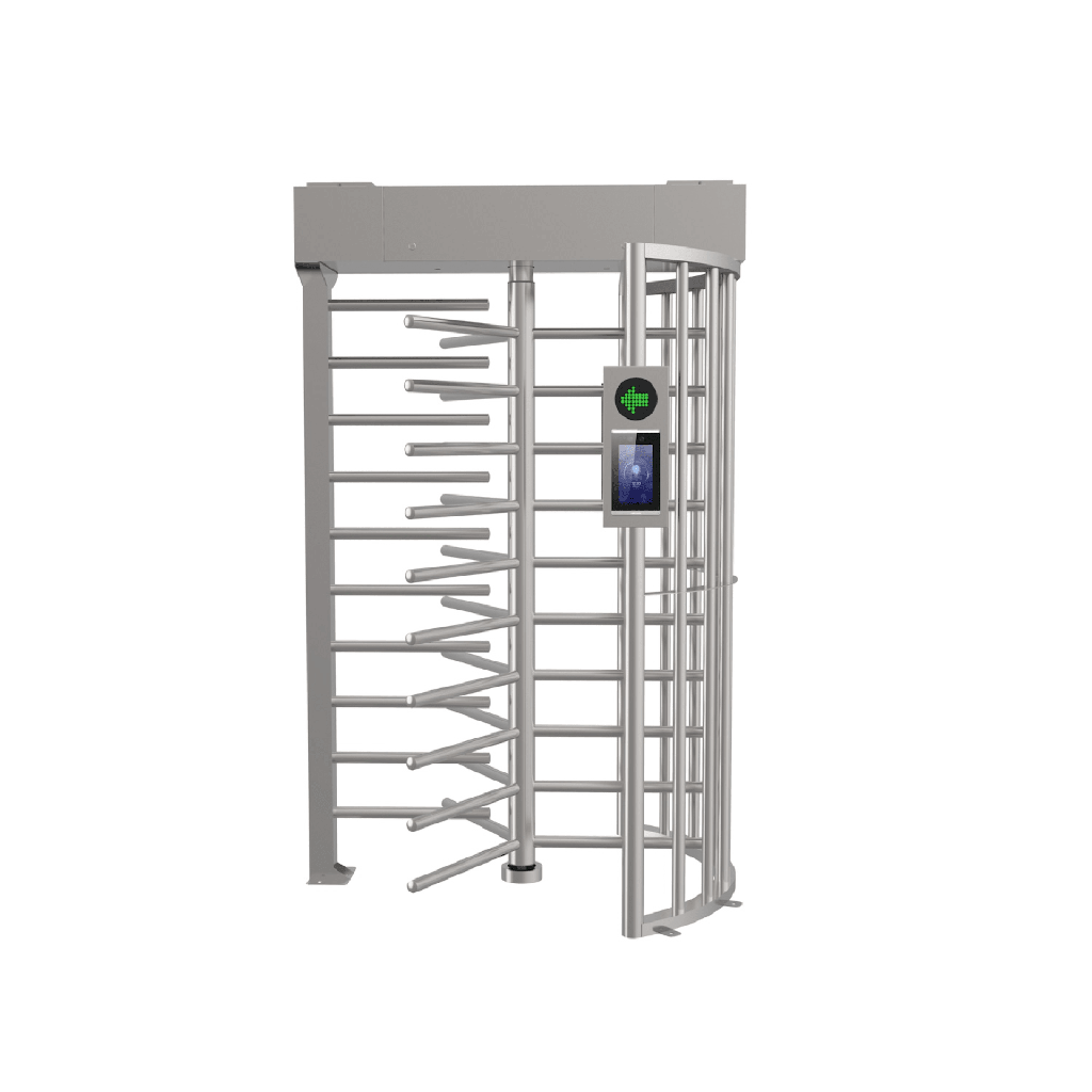 Torniquete SENCILLO (1 Carril) de Cuerpo Completo Bidireccional / Exterior /  Acero Inoxidable SUS304 / 30 Personas por Minuto / Compatible con Reconocimiento Facial (Terminal no Incluida)