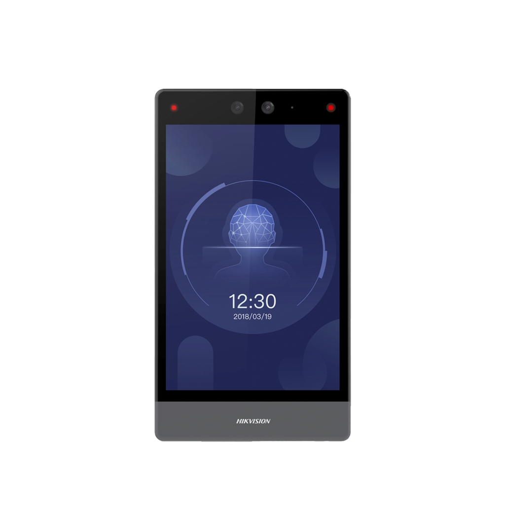Terminal Facial Min Moe 8 Touch / Delgada y Estética / PoE / 100,000 rostros / Exterior IP65 / Función de Videoportero y Lectura de Códigos QR / Lectura de tarjetas / HIK-IA