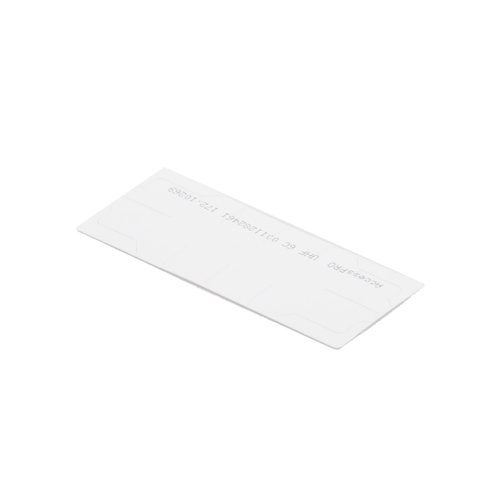 [ACCESSTAGV2] UHF TAG Adherible Tipo Etiqueta / EPC GEN 2 / Se Adhiere al Cristal del Vehículo / Compatible con Lectoras de Largo Alcance PRO12RF y PRO6RF