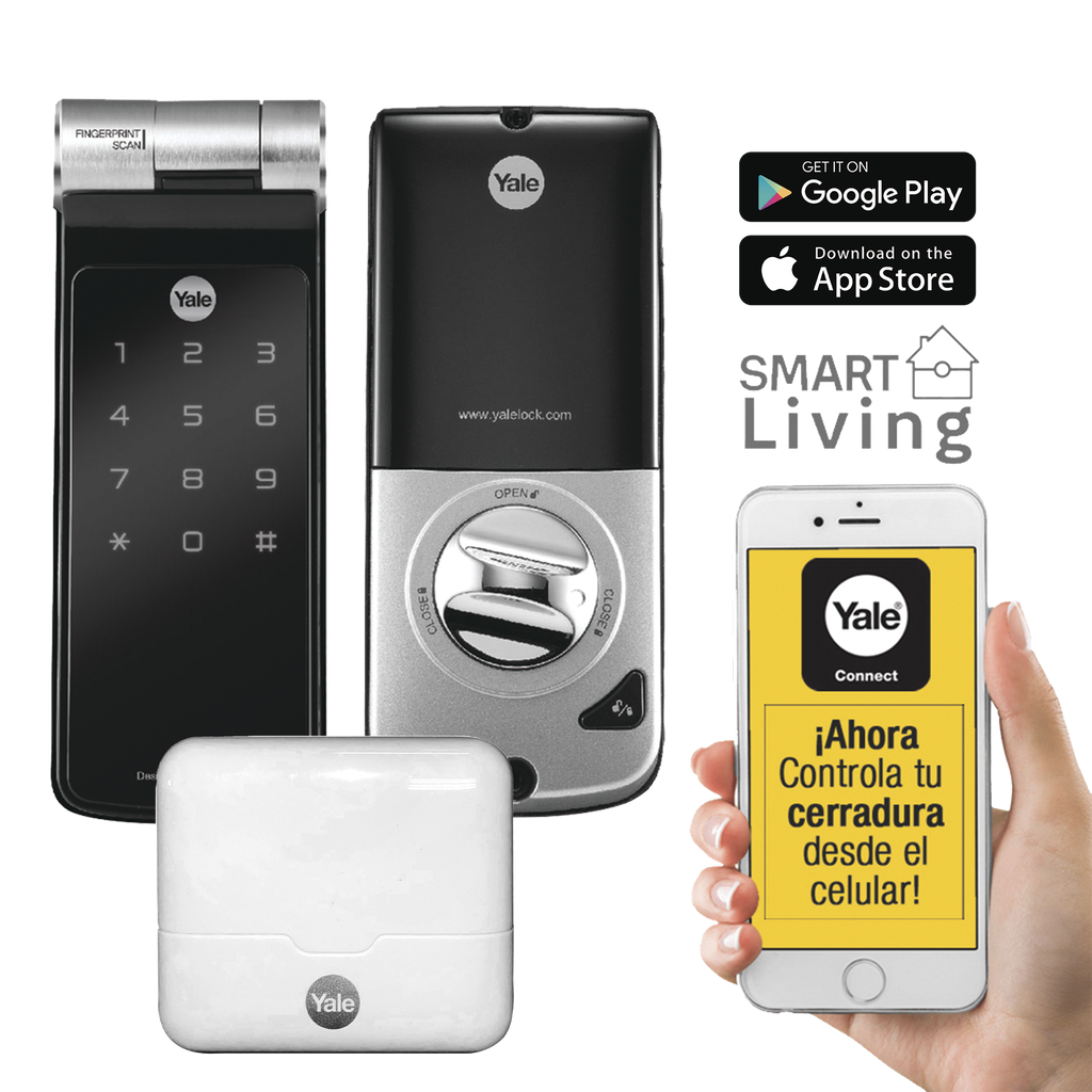 [MX89368] Kit de Hub con Cerradura YDF40A: Código, Biometria y apertura Smartphone en cualquier parte el Mundo
