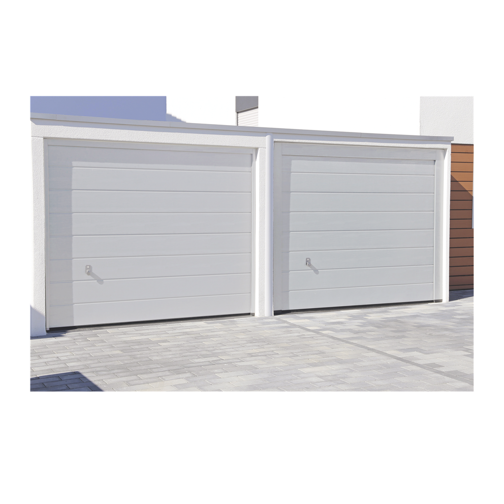 [SEC-GAR187] Sección para puerta de Garage / Lisa / Color blanco / Para GARAGE187 / Estilo Americana.