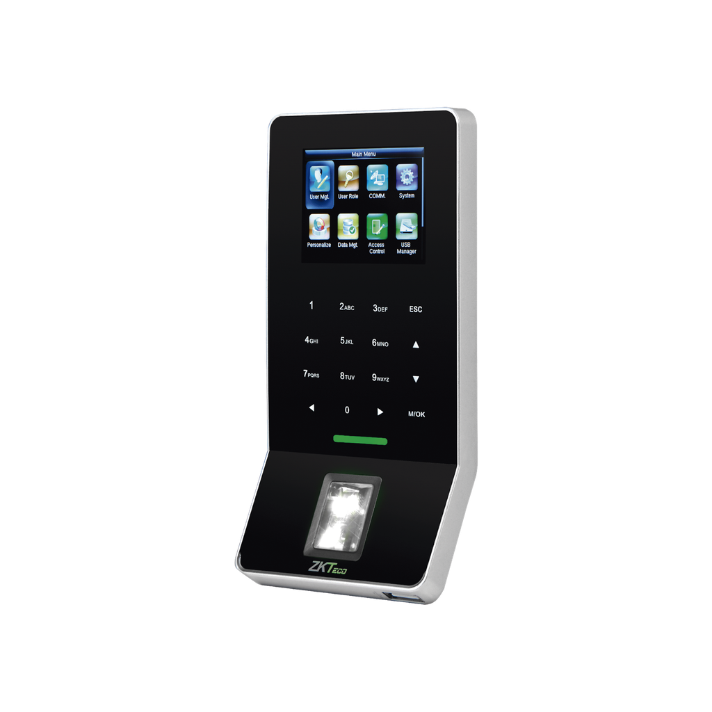 [F22-ID] Lector Biométrico de Huella / PROXIMIDAD  / 3000 Huellas / 5,000 Tarjetas / ADMS Gratis / WiFi / Teclado táctil / Estético / Soporta DDNS con BIOTIMEPRO