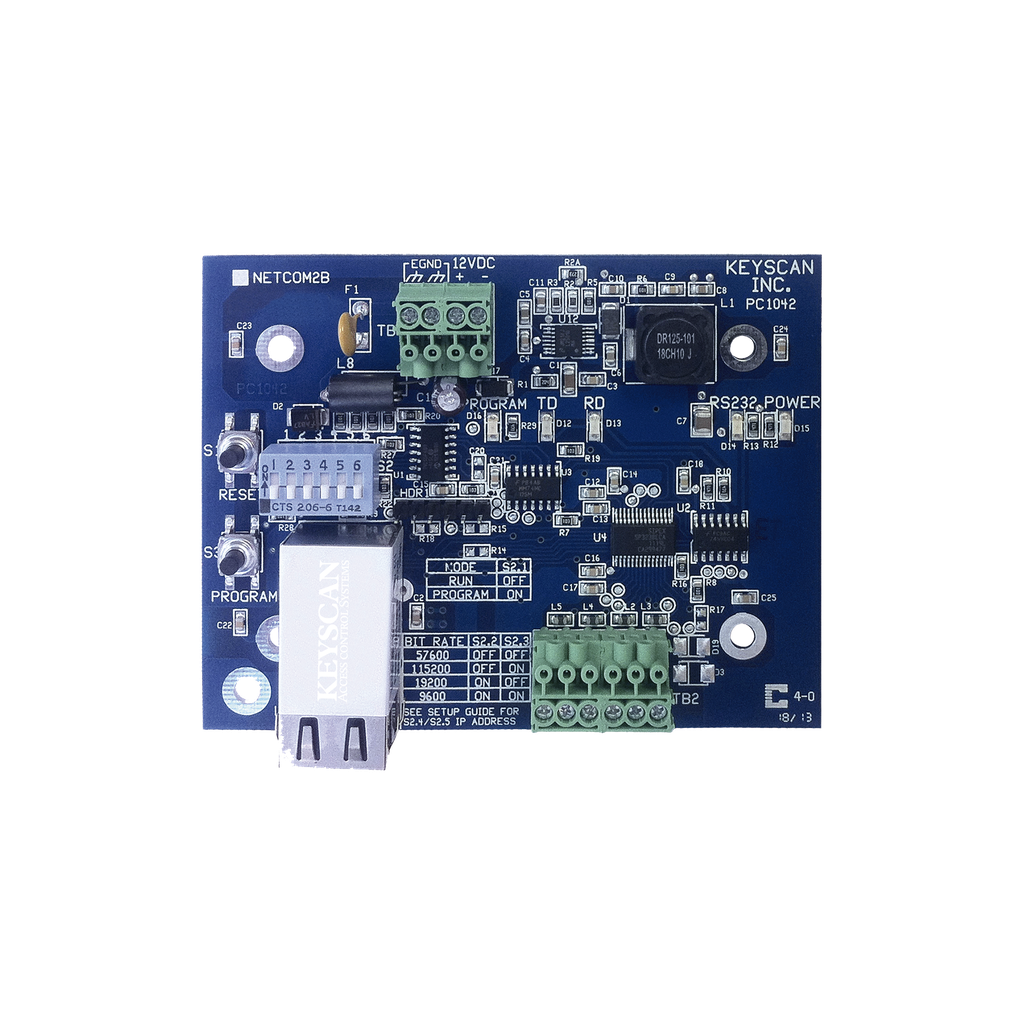 [NETCOM2] Convertidor RS232 a TCP/IP para paneles Keyscan