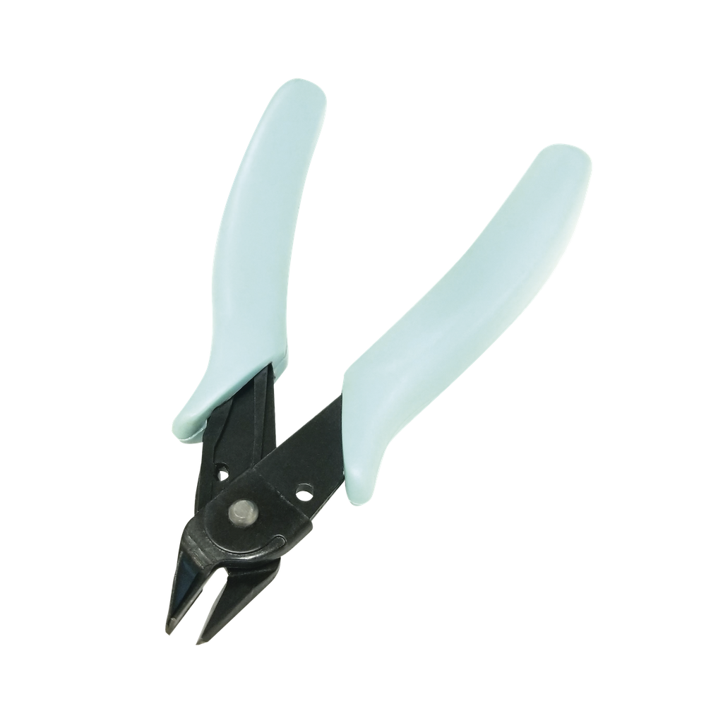 [EP25P] Pinza De Corte Micro de 5 (125 mm). Acero c/mango Ergonómico de PVC. Uso Electrónico. Corte al Ras.