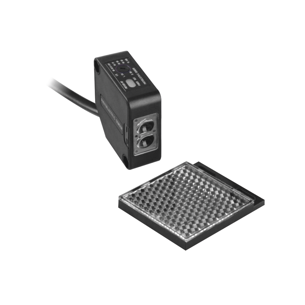 Detector fotoeléctrico de 7 m de alcance  / Luz indicadora para alineación