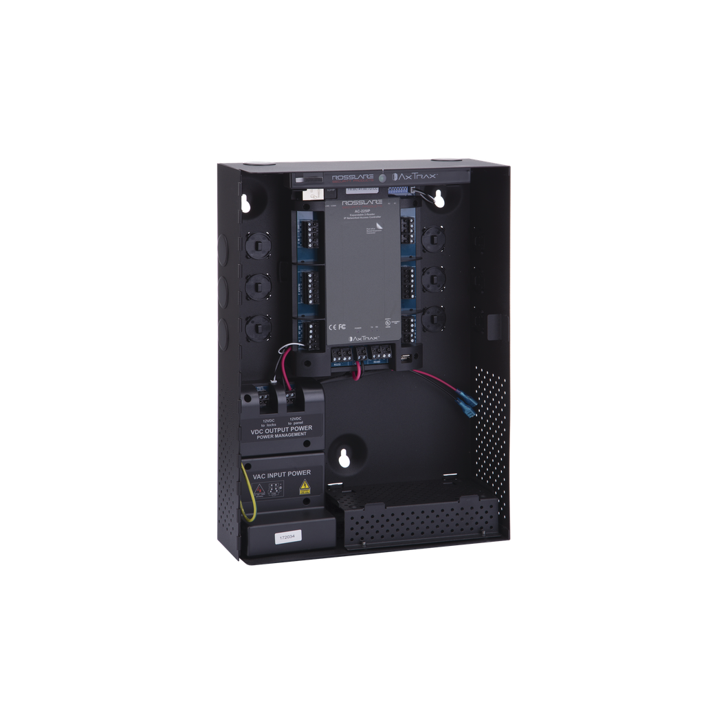 [AC-225IP-BU] Controlador de Acceso para 2 lectoras / Expandible a 2 Lectores Adicionales / 30,000 Tarjetas / Incluye Gabinete y Fuente de Alimentación / Nueva Generación!