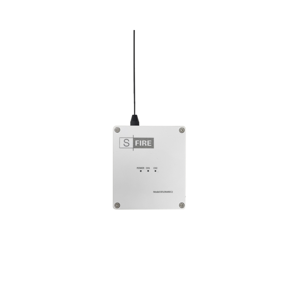 [SF-LORA-REC-2] Receptor inalámbrico / 2500 metros de cobertura / 2 salidas de relevador tipo C
