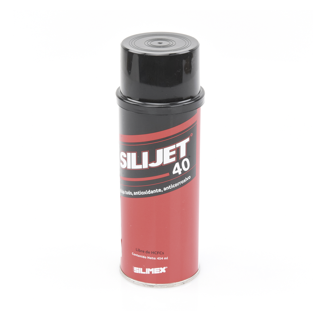 [SILIJET-40] Antioxidante en aerosol,  ofrece gran resistencia a los efectos del intemperismo en climas húmedos y salinos 454 ml.