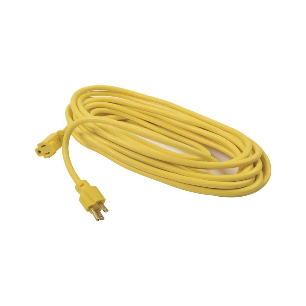 [SYS-136173] Extensión eléctrica de uso rudo aterrizada 10 metros / 127 V CA 10 A Máximo / Color Amarillo.