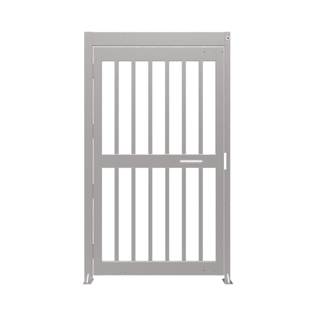 Puerta de Alta Seguridad de Cuerpo Completo Acabado en Acero Inoxidable