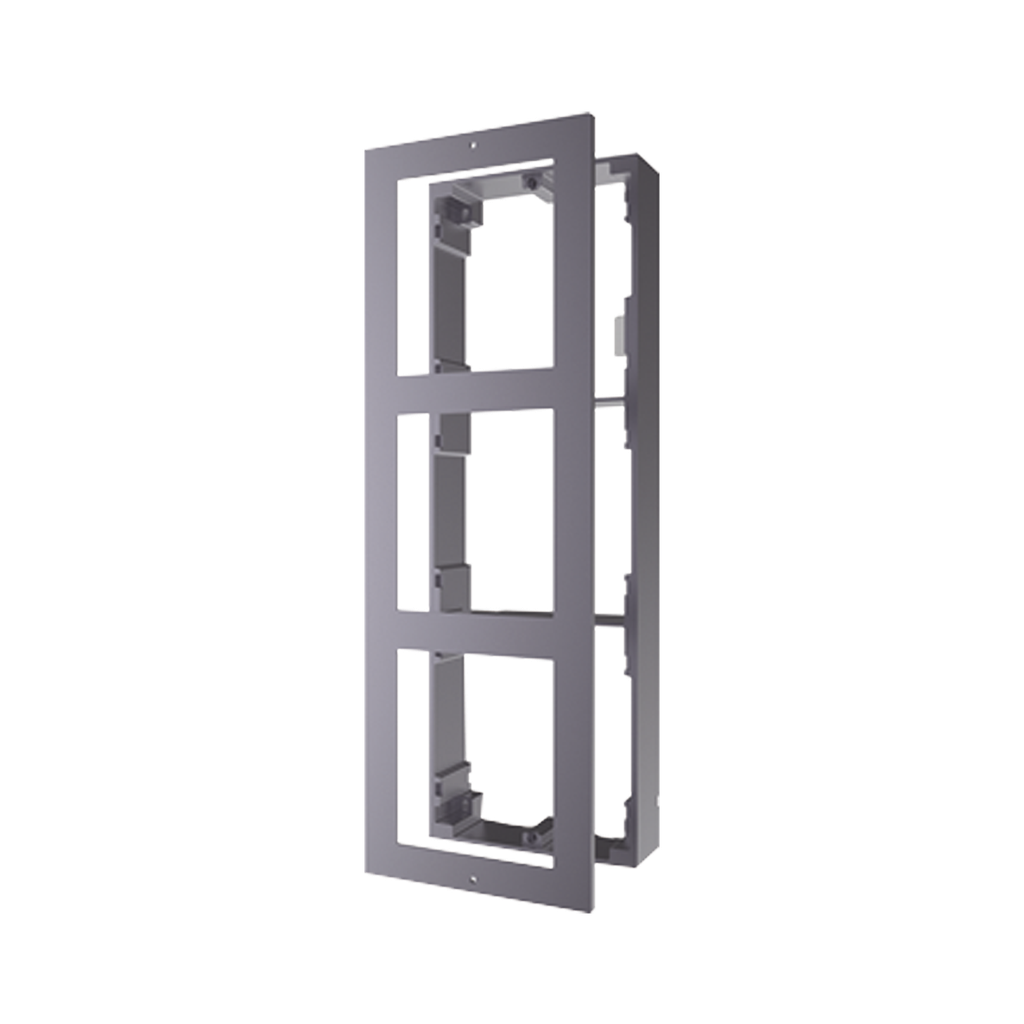 [DS-KD-ACW3] Base de 3 Espacios para Videoportero IP Hikvision / Instalación en SUPERFICIE