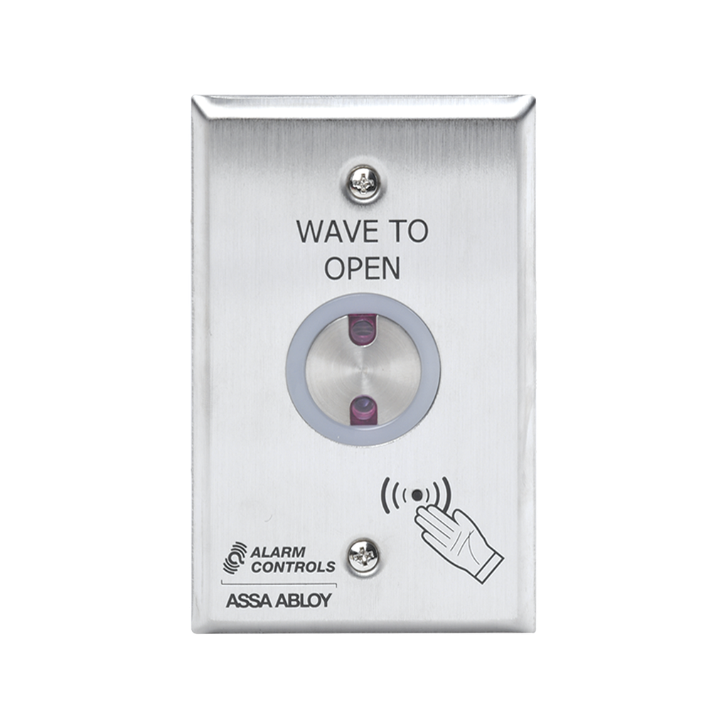 Botón Sin Contacto para Salida NO,NC/ Temporizador/ Placa de Acero Inoxidable/ Intemperie