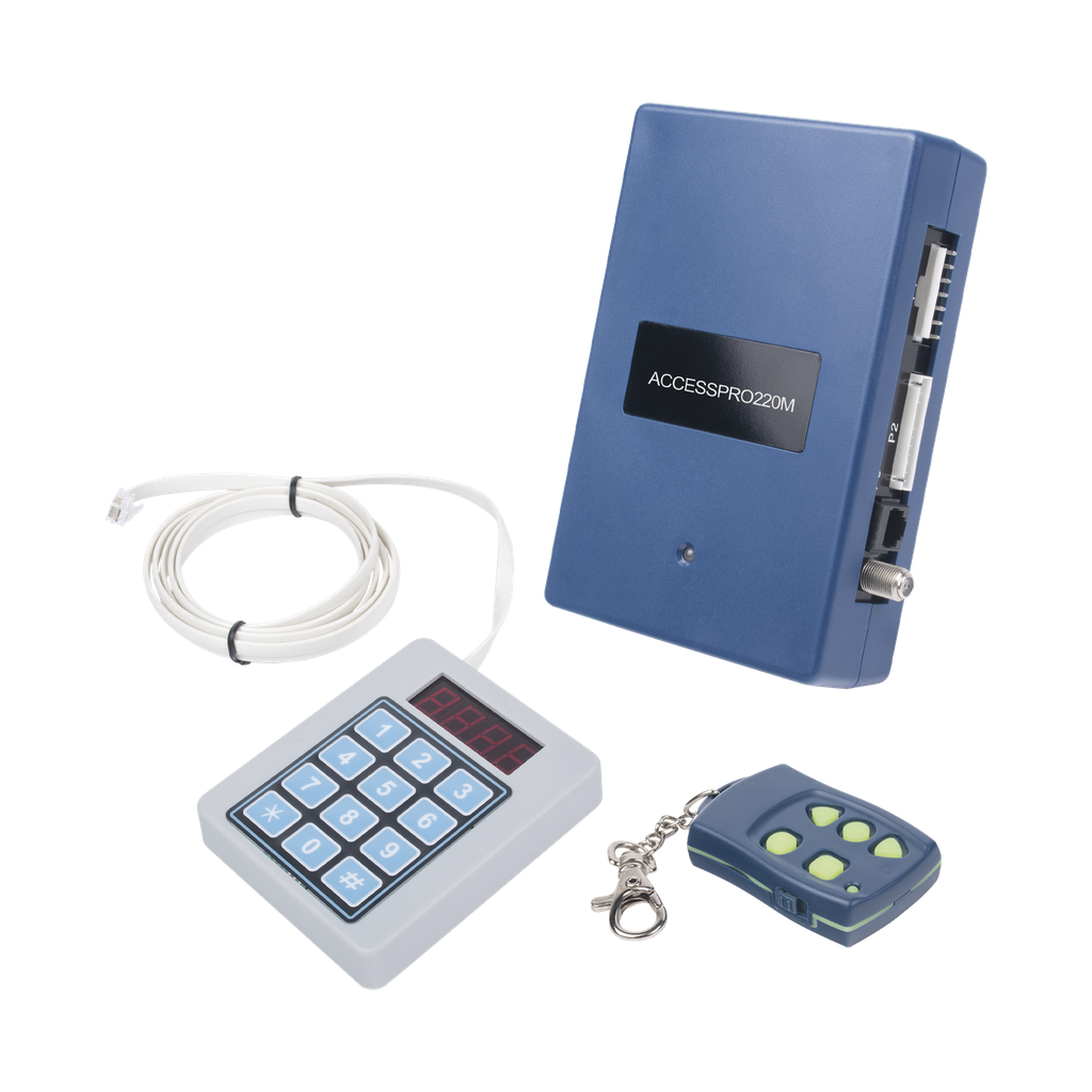 [ACCESSPRO220] Receptor Inalambrico Universal, Mando a Distancia, Controles Administrables, Hasta 1600 usuarios, compatible con Barreras y Motores de puertas