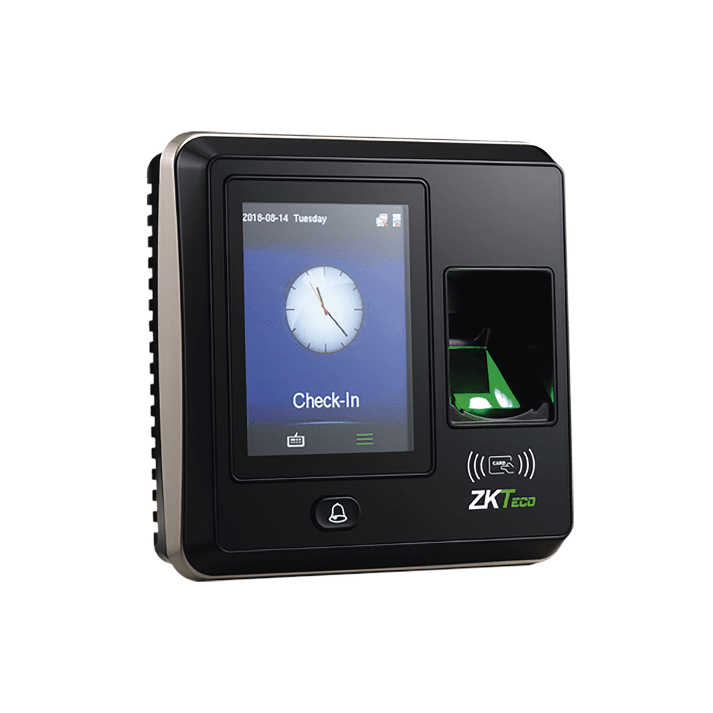 Terminal Biométrica con Pantalla de 2.8 / Hasta 1,500 Huellas / IP