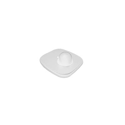 [T001/B] Paquete de 100 Tags RF Para Ropa, Tipo Mini Square, Color Blanco