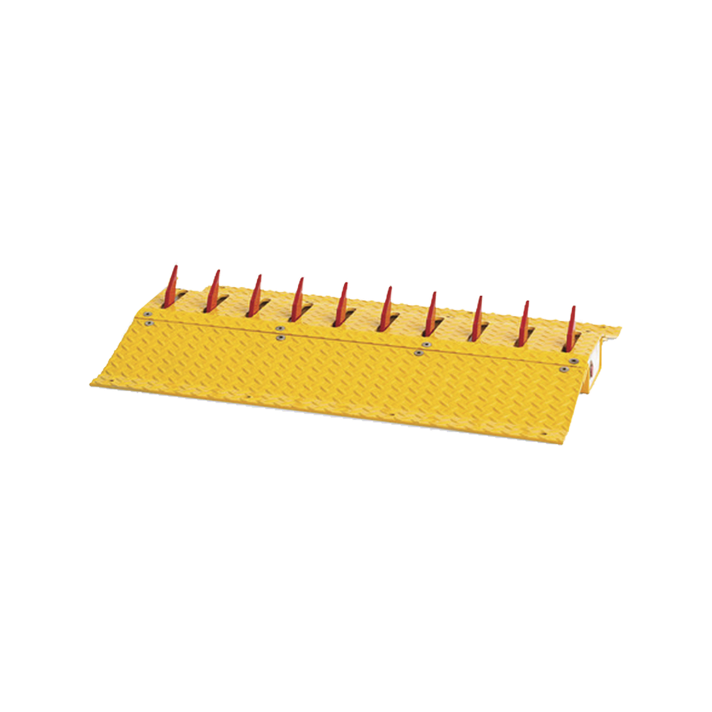 [1610-087] Picos poncha llantas autónomo / No requiere barrera vehicular / Para delimintar dirección de tráfico vehicular / Compatible con 1601-088 / Mide 90cm (3ft) / Fácil instalación de sobreponer