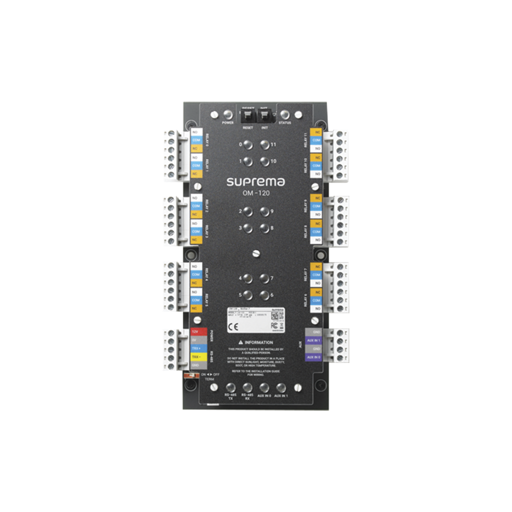 [OM120] Módulo de Control / 12 Relevadores de Salida con Función para Control de Elevadores