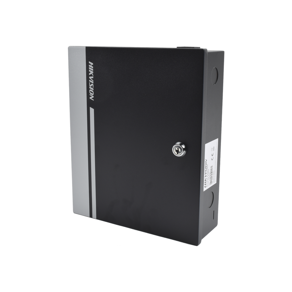 [DS-K2801] Controlador de Acceso para 1 Puerta y  2 Lectores  / Fácil Administración con Software Gratuito / Incluye Gabinete y Fuente de Alimentación 12Vcc/8A / 10,000 Tarjetas / 50,000 Eventos
