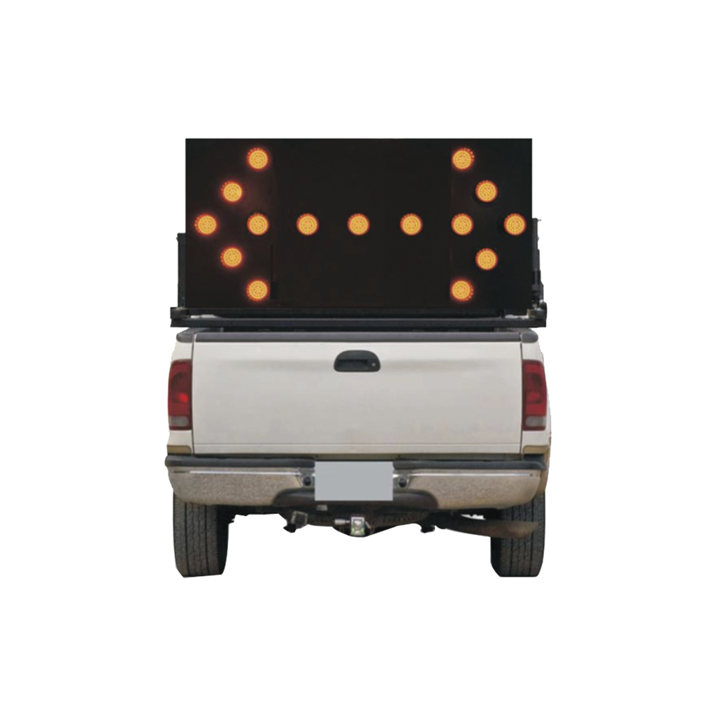 [BOARDTRAFIC2] Tablero de señalización doble para montaje en pick up