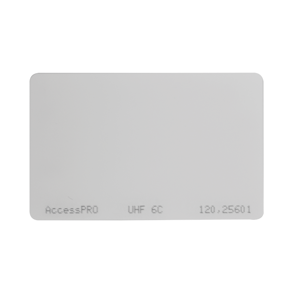 [ACCESS-CARD-EPC] Tag UHF tipo Tarjeta para lectoras de largo alcance 900 MHZ / EPC GEN 2 / ISO 18000 6C / No imprimible / NO incluye porta tarjeta