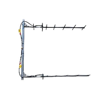 [SY3072-SF3SNM] Antena Yagi Doble Direcional de 7 elementos, 450-470 MHz, 12.5 dB, 20 MHz, 250 Watt, N Macho.