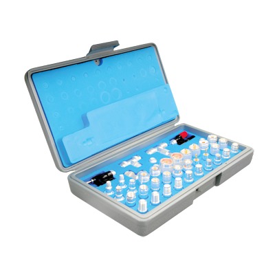 Kit Universal de Adaptadores UNIDAPT de 43 Piezas Clásicos en Estuche de Plástico y Esponja.