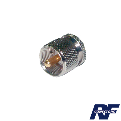 [RSA-3474] Adaptador en Línea de Conector SMA Hembra a UHF Macho (PL-259), Níquel/ Oro/ Teflón.