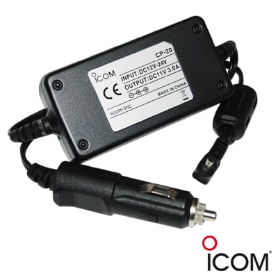 [CP-20] Adaptador vehícular con conexión a entrada de encendedor, para cargar radios IC-A6/ IC-A24, IC-A25