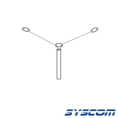 [ABLU-58] Antena HF, Base, Rango de Frecuencia 2 - 30 MHz. (cortada a la frecuencia solicitada).