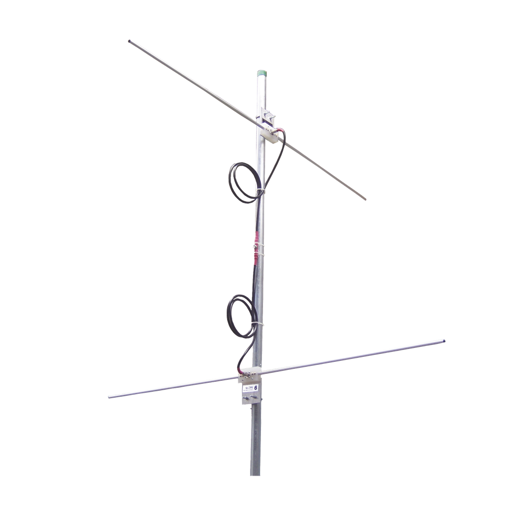 Antena para Transmisor de Televisión Tipo Dipolo para Canal 4