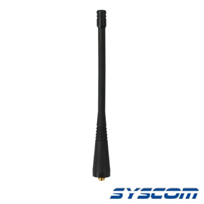 [SKRA15M] Antena Portátil Helicoidal UHF 450-470 MHz. (Antena Genérica SYSCOM para Radios KENWOOD).