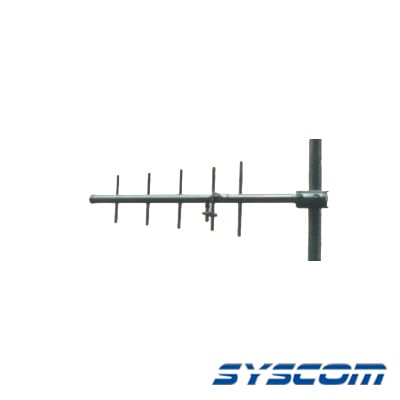 [SD-380-5] Antena Yagi Direccional, 375-405 MHz, 5 Elementos, 9 dB, 300 Watt.