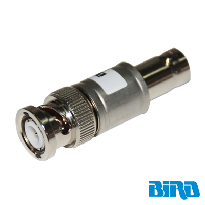 [2AMFB-20] Atenuador en Línea de 20 dB, 2 Watt Máx., CD-4 GHz, Conectores BNC Macho-Hembra.