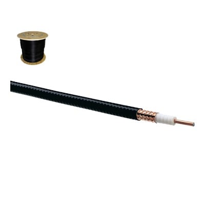 Cable coaxial Heliax de 1/2, cobre corrugado, blindado, 50 Ohms, carrete de 305 metros